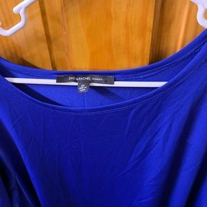 Blue quarter sleeve shirt